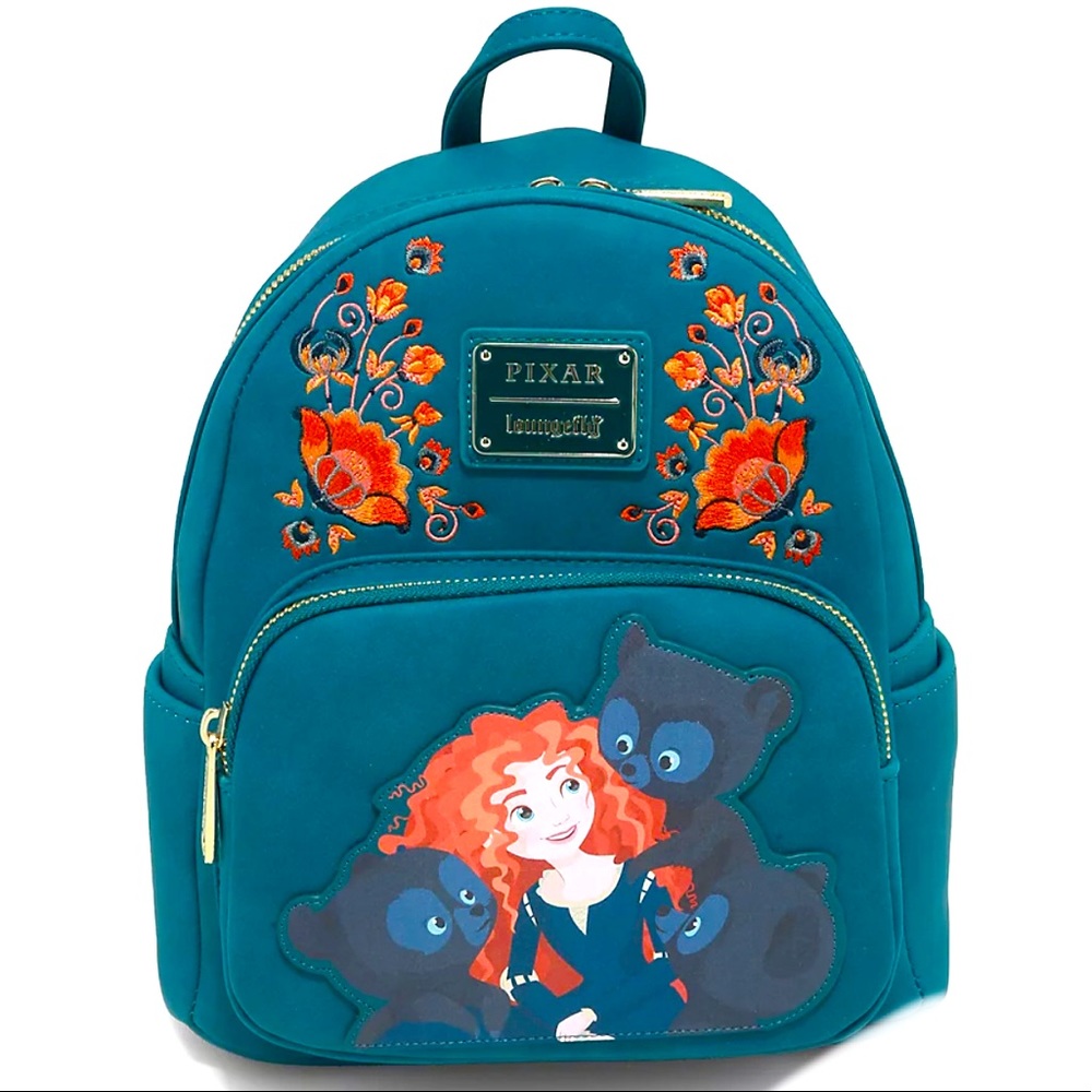 Loungefly Disney*Pixar Merida & Triplets “Brave” mini backpack NWT 03/2022 RARE